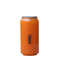 Fournitures pour cafés, canettes transparentes en PET avec couvercles en aluminium pour boissons énergisantes, sodas et autres boissons