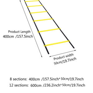 Échelle d'agilité 2026 au design classique – Prix de gros et haute qualité, idéale pour l'entraînement quotidien et les activités de fitness - Product Image 4