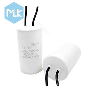 <span class=keywords><strong>Condensateur</strong></span> CBB60 MLK 14µF 450V 450Vac 50/60Hz 40/70/21 pour moteur de pompe à eau 220V et démarrage de moteur 3 CV de machine à laver - Product Image 1