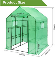 Serre de jardin pour la culture des plantes, serre portable écologique et résistante au vent pour l'extérieur, pour la maison, les garçons et les filles