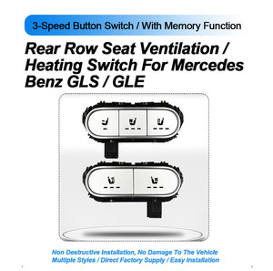 Interruptor de Ventilación y Calefacción para Asientos de <span class=keywords><strong>Mercedes</strong></span> Benz GLS GLE, Modificación para Asientos de Fila Central, Directo de Fábrica - Product Image 3