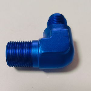 Nhôm ống dầu kết nối một phụ kiện 90 độ AN10-3/8 AN4-1/8 AN6-1/2 AN8-3/4 AN10-3/8 AN12-1/4 NPT dầu mát Adapter - Product Image 4