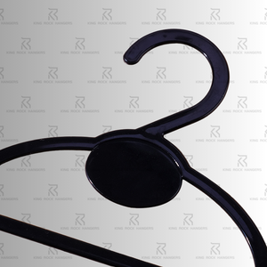 High Quality 5.3/6.7-Inch Durable Black Transparent Eco-Friendly <strong>Multi</strong>-Functional Scarf Necktie Plastic <strong>Hanger</strong> for Wardrobe - Product Image 3