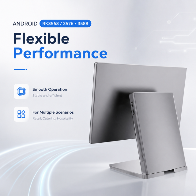 15.6 Inch Android POS System Slim Ultrathin RK3576 Touch Screen Terminal Commercial Billing Equipment Retail Ordering Solution