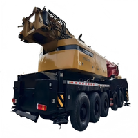 Grúa Móvil Usada de 60 Toneladas QY60KC, Pluma de Cinco Secciones, Altura de Elevación de 5000m, Motor Scania para Cilindro Hidráulico, Fabricada en China para Exportación