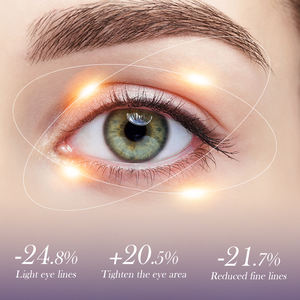 Venta al por mayor OEM 5% Mate té cafeína ojeras hinchazón hidratante arrugas reducción suero para los ojos con masaje rodante - Product Image 5