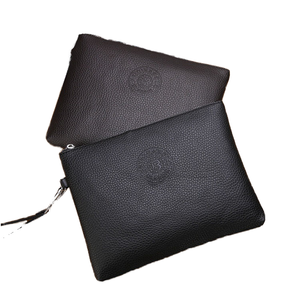 Nouveau décontracté Vintage Style hommes PU en cuir souple pochette grande capacité téléphone portefeuille avec fermeture à glissière courte doublure en Polyester - Product Image 2