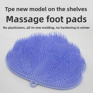 Alfombrilla Antideslizante de Silicona para Bañera, Material TPE, Toalla de Baño para Masaje de Pies y Espalda - Product Image 5