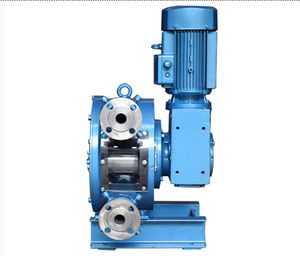 Pompe péristaltique industrielle pour le transport du béton, tuyau NBR, modèle HRB20-HRB125, débit de 0,25 à 75 m/h, pression de 1,0 MPa, fonte. - Product Image 5