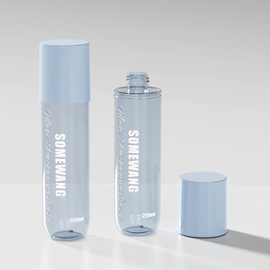 New tùy chỉnh <span class=keywords><strong>Pet</strong></span> rỗng Chai Xi lanh Lotion container với nắp đậy đầy đủ cho chăm sóc cá nhân - Product Image 6