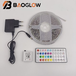 ชุดไฟ LED RGB ควบคุมผ่านแอพฯ พร้อมรีโมท IR ซิงค์เพลง ตั้งเวลาได้ สำหรับตกแต่งรถยนต์ ใช้งานกลางแจ้ง แรงดันไฟฟ้า AC100-240V แผงวงจร PCB ขนาด 8 มม. - Product Image 2