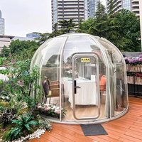 Dômes géodésiques transparents de la série Luxury PC Dome House pour éco-resorts et villas privées, tente bulle