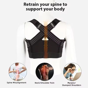 Supporto Ortopedico per Schiena e Colonna Vertebrale, Correttore di Postura Traspirante e Regolabile per Uomini e Donne - Product Image 4