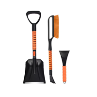 Kit de déneigement tout-en-un professionnel, pelle, brosse et grattoir à glace robustes pour un nettoyage efficace des voitures et des propriétés