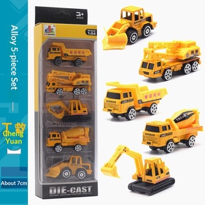 Ensemble <span class=keywords><strong>de</strong></span> jouets pour enfants en alliage métallique, 5 pièces, modèles <span class=keywords><strong>de</strong></span> véhicules <span class=keywords><strong>de</strong></span> construction, <span class=keywords><strong>camion</strong></span> <span class=keywords><strong>de</strong></span> pompiers et excavatrice, échelle 1/64 - Product Image 5
