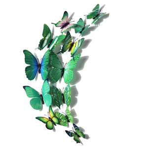 Butterflies <b>Wall</b> <b>Stickers</b> Living Room <b>Decor</b> Wedding Kids Room Decoration DIY <b>Wall</b> Art 3D - Product Image 4