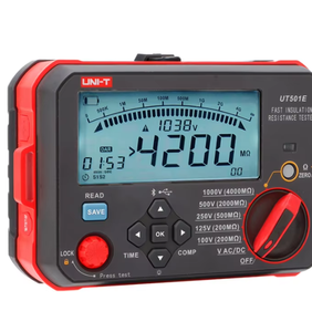 UNI-T UT501E Comprobador de Aislamiento Rápido con Pantalla LCD, Voltaje 30V-600V, Resistencia de Aislamiento 1M, en Stock - Product Image 6
