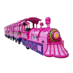 Treno Elettrico Senza Binari per Bambini da Parco Divertimenti, Fornitore Cinese, Batteria 100-200AH, Velocità 7KM/<span class=keywords><strong>H</strong></span>, Capacità Elevata - Product Image 2