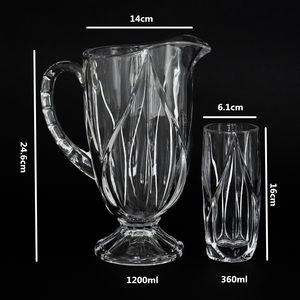 Ensemble de carafe à eau en verre <span class=keywords><strong>Karakas</strong></span> Collection 7 pièces - Product Image 4
