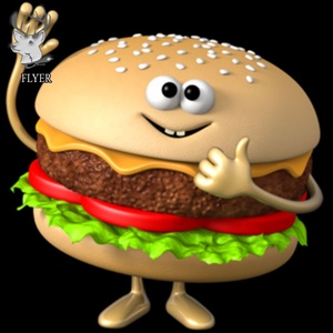 Statua in resina a grandezza naturale per esterni e interni per ristorante e <span class=keywords><strong>giardino</strong></span> in fibra di vetro Hamburger statua arte <span class=keywords><strong>mare</strong></span> per la decorazione artigianale - Product Image 6