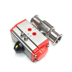 304 Edelstahl Pneumatisch Betätigtes Tri-Clamp Kugelventil - Product Image 2