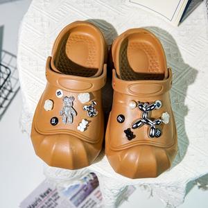 2024 nouvelle vente en gros rehausser mignon mode semelle épaisse <span class=keywords><strong>anti</strong></span>-dérapant femmes pantoufles de plage - Product Image 4