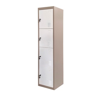 Tùy Chỉnh 4-Cửa Kim Loại Locker Tủ Giá Rẻ Thép Thương Mại Đồ Nội Thất Cho Phòng Tập Thể Dục Quần Áo Lưu Trữ Locker - Product Image 3