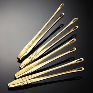 Stainless Steel Korean BBQ Tongs 304 Anti Slip Heat Resistant For Steak Barbecue Kitchen Use - Product Image 3