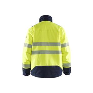 BLAKLADER - 451715343389XXXL Veste hiver haute visibilité Multinorm Jaune/Bleu marine-WORKWEAR RÉSISTANT AUX FLAMMES EAN 7330509823408 - Product Image 2