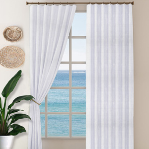 Luna di miele vendita calda trattamento morbido naturale asta tasca piega 85gsmMF piega finestra 4 pezzi pannelli <span class=keywords><strong>per</strong></span> <span class=keywords><strong>tende</strong></span> <span class=keywords><strong>per</strong></span> soggiorno - Product Image 1