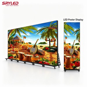 Pantalla LED GOB con Soporte de Piso, P1.86 P2 P2.5, Pantalla Delgada <span class=keywords><strong>para</strong></span> Publicidad Digital, Video Wall LED <span class=keywords><strong>para</strong></span> Interiores, <span class=keywords><strong>para</strong></span> Centros Comerciales y Vestíbulos - Product Image 1
