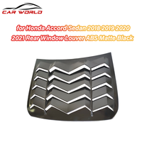 Pour Honda Accord 2018-2021 fenêtre arrière persienne Style ABS plastique noir mat pare-soleil couverture accessoire extérieur sans couleur