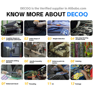 Raqueta de Bádminton de fibra de carbono de grafito personalizada para entrenamiento de competición <span class=keywords><strong>profesional</strong></span> para 5U 30Lbs G4 PU ultraligero 28Lbs Grip Light - Product Image 5