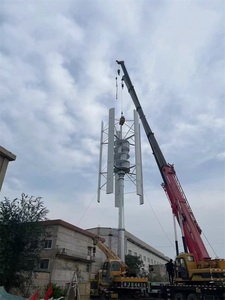 Sản xuất chuyên nghiệp 100kw 380V h loại Vertical Axis Máy phát điện tuabin gió Cối Xay Gió - Product Image 5