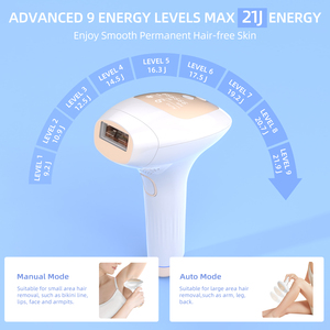 Depiladora IPL con Pantalla Digital, Enfriamiento con Hielo, Depilación Láser IPL Portátil, Nueva, para Uso Doméstico, Fotón, Pulso Fuerte, Eliminación del Vello - Product Image 5