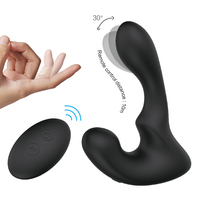 Télécommande sans fil Bouchon anal étanche Vibrateur en silicone Vibrateur puissant pour la prostate Masturbateur