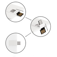 Flashdisk USB Tipe C Dual Use dengan Logo Custom untuk Ponsel dan Komputer, Hadiah Promosi Portabel