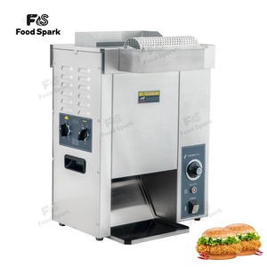 เครื่องทำเบอร์เกอร์อัตโนมัติแบบสายพานลำเลียงแนวตั้ง เกรดเชิงพาณิชย์ ยี่ห้อเบอร์เกอร์ปรินซ์ แคสเซิล สำหรับทำเบอร์เกอร์แบบเป็นชุดๆ พร้อมเครื่องปิ้งขนมปังแบบแมคโดนัลด์ - Product Image 1