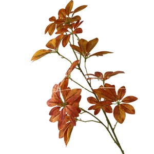 Ramas Artificiales de Schefflera HSKLZ 02, Ramo de Hojas Verdes, Decoración de Mesa Interior, Decoración para Bodas y Hogar - Product Image 5