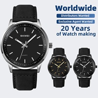 Montre-bracelet à quartz SKMEI 2034 avec index lumineux, étanche 30M, pour homme, style bureau, collection 2026