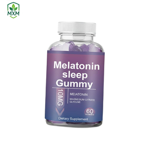 Gomitas de Melatonina Vegetarianas para Adultos, 60 Unidades, Sabor a Frutas, con Vitamina C, Apoyo para la Salud Inmunológica, Relajación, Mujeres Embarazadas (OEM) - Product Image 1