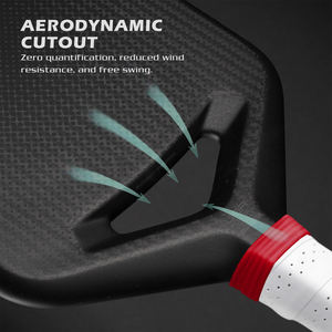 플레이어 MOI 튜닝 시스템 USAPA 승인 인피니그릿 플로렉 카본 파이버 16mm 퓨어폼 코어 피클볼 패들 - Product Image 4