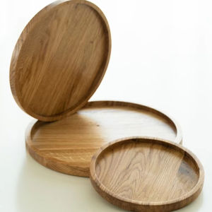 Handcrafted Wooden crafts Serving <b>Tray</b> with Handles Rustic Wooden <b>Breakfast</b> <b>Tray</b> for Home & Kitchen at lowest price - Product Image 1