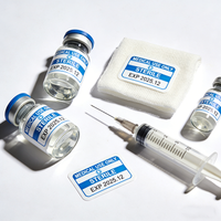 Étiquettes autocollantes personnalisées professionnelles, durables, résistantes à l'huile et à l'eau, imprimées sur mesure pour flacons de médicaments en acrylique.