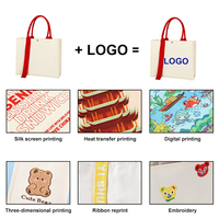 Personalizado sin marca Impresión completa Impresión por sublimación blanca Bolsa de mano Personalización gráfica