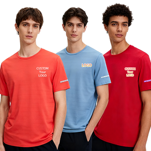 Maglietta nera con Logo personalizzato da uomo maglietta da uomo di alta qualità a manica corta in tinta unita <span class=keywords><strong>Polo</strong></span> top abbigliamento Casual classico Basic t-shirt da uomo - Product Image 1