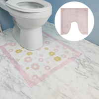 Tapis de bain jetable anti-dérapant Tapis de sol jetable pour salle de bain