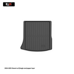 Keset bagasi TPE semua cuaca untuk karpet nampan untuk telinga tunggal XiaoMi Su7 2024-2025 anti-selip 2.2MM Liner kargo otomatis - Product Image 2