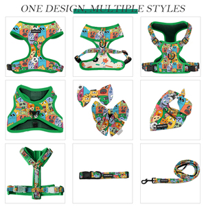 Artículos de Lujo para Mascotas de Alta Calidad, Logotipo Personalizado al por Mayor, Sublimación, Arnés, Collar y Correa para Perros y Cachorros, Duraderos, Suaves y Seguros - Product Image 5