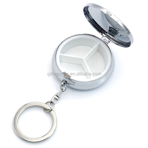 Porte-clés personnalisé avec impression souvenir San Antonio River Walk, petite boîte à pilules pratique pour usage personnel - Product Image 5